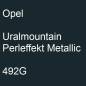 Preview: Opel, Uralmountain Perleffekt Metallic, 492G.